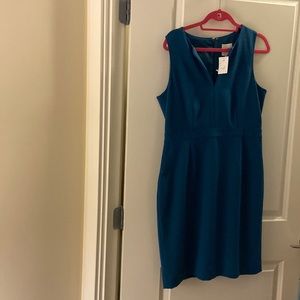 J.crew teal suit dress from warehouse sale